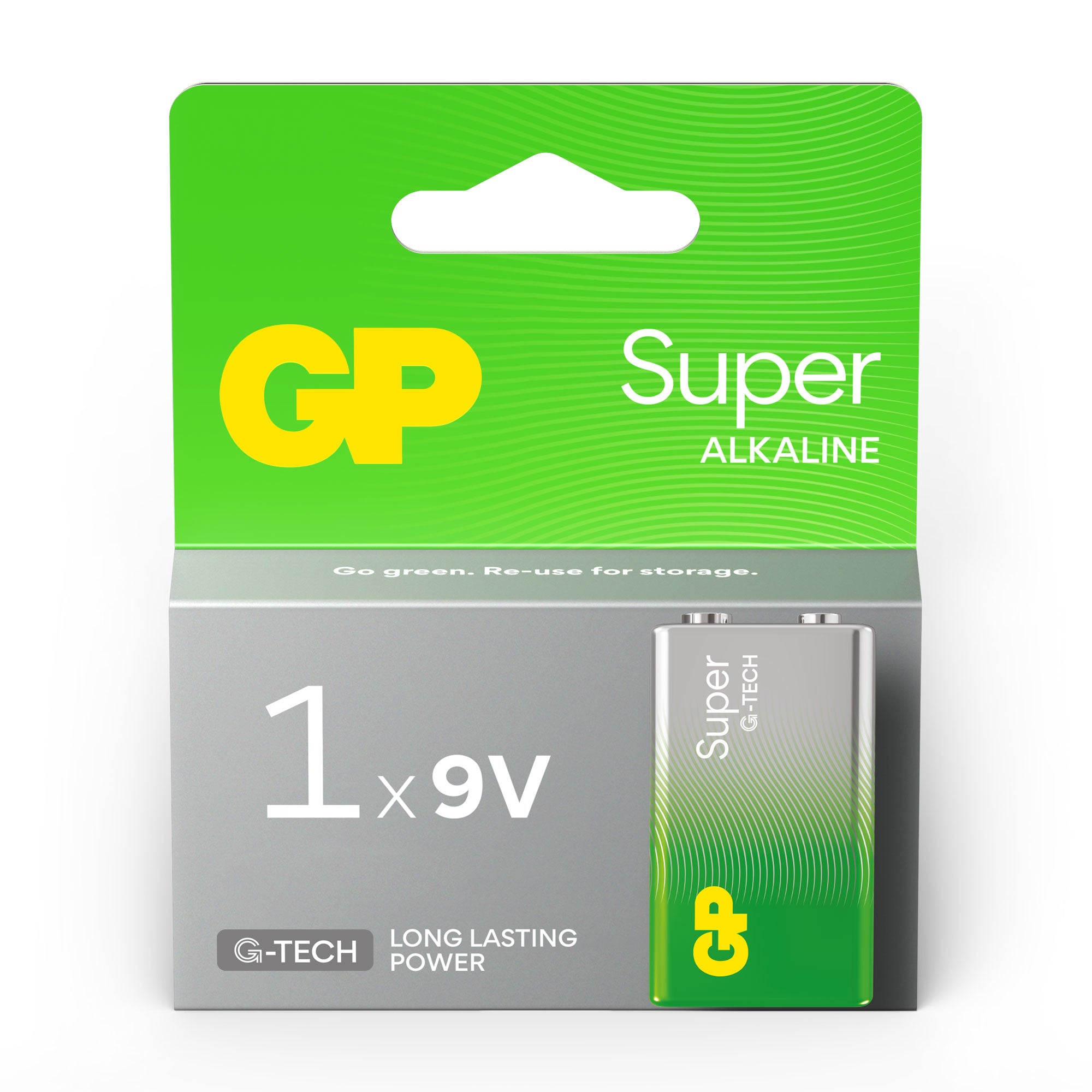 GP Super Alkaline 9V Batterien