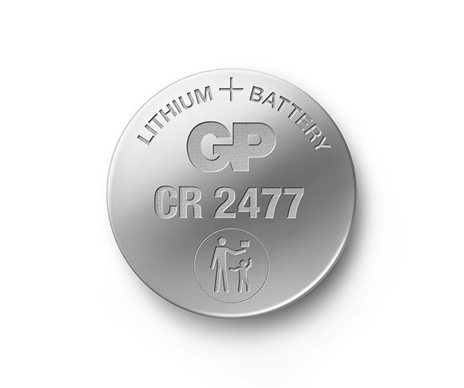 GP Lithium Coin Batteries CR2477