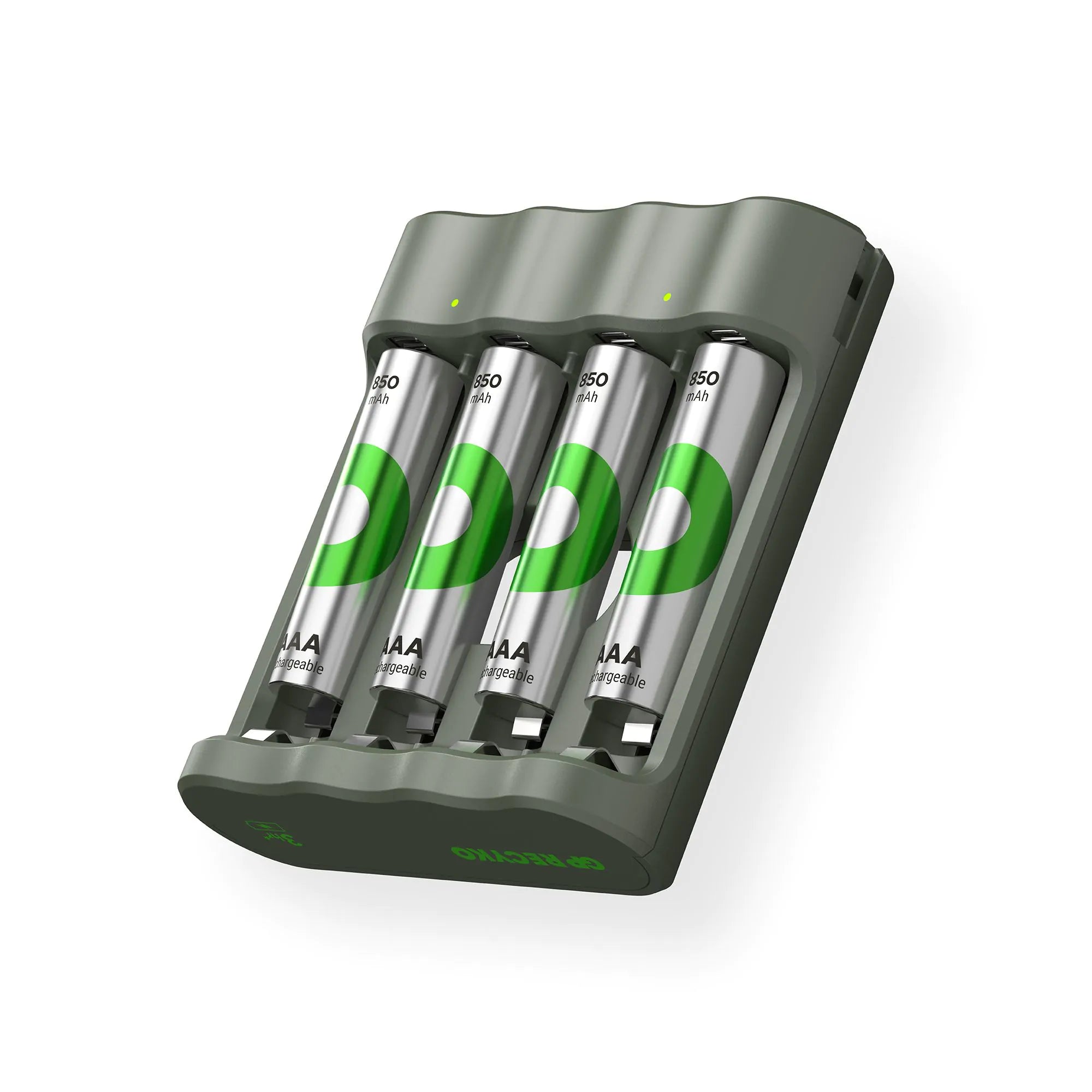 GP Recyko B441 USB Charger with 4 AAA Rechargeable Batteries 850 mAh