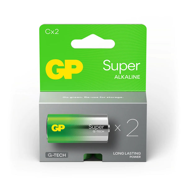GP Super Alkaline C Size Batteries