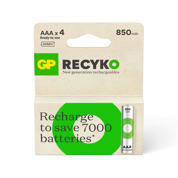 GP Recyko AAA Rechargeable Batteries