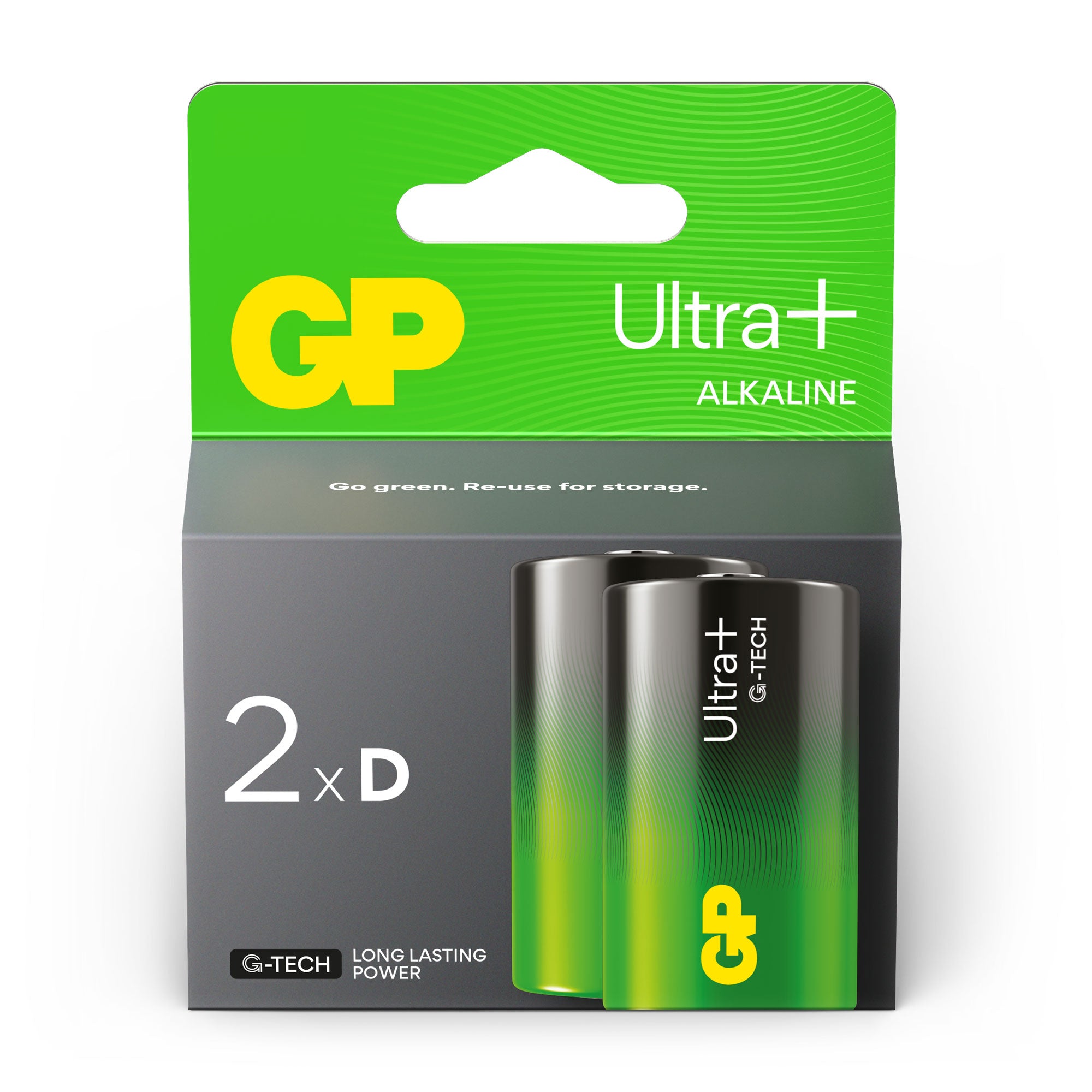 GP Ultra+ Alkaline D Size Batteries