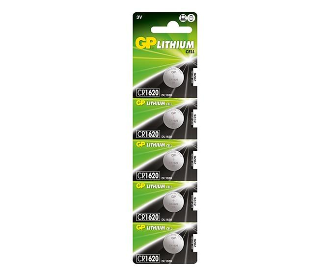 GP Lithium Coin Batteries CR1616