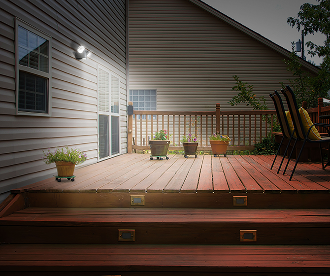 SafeGuard Sensor Light Dual headlamp battery powered