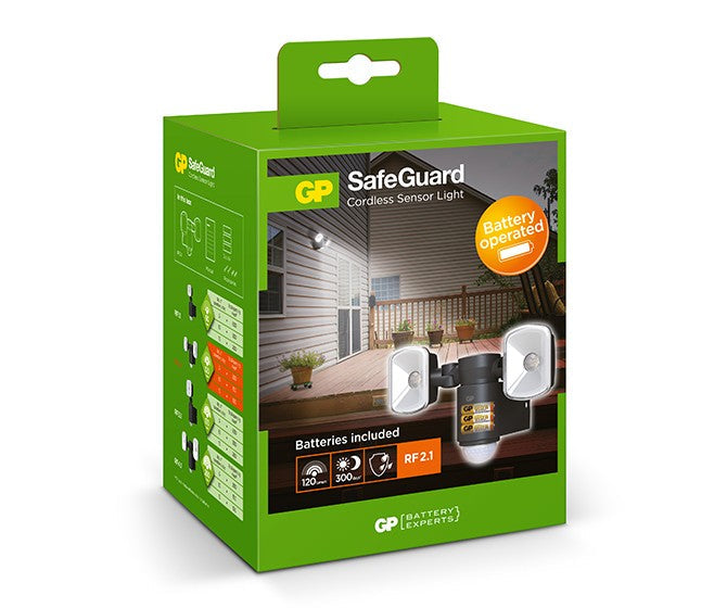 SafeGuard Sensor Light Dual headlamp battery powered