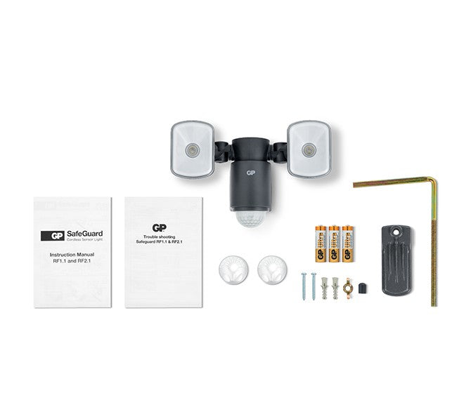 SafeGuard Sensor Light Dual headlamp battery powered