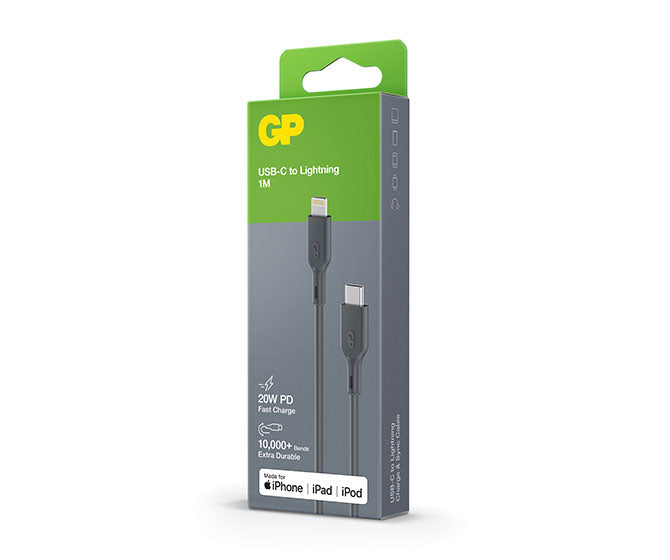 GP 1 metre USB-C to Lightning Charge & Sync Cable CL1P