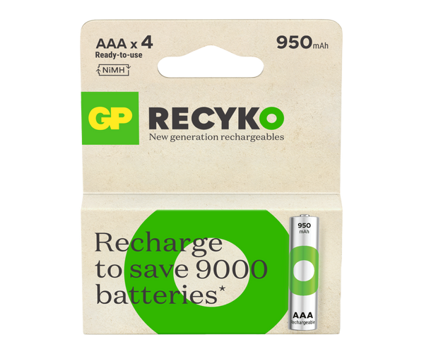 GP Recyko AAA Rechargeable Batteries