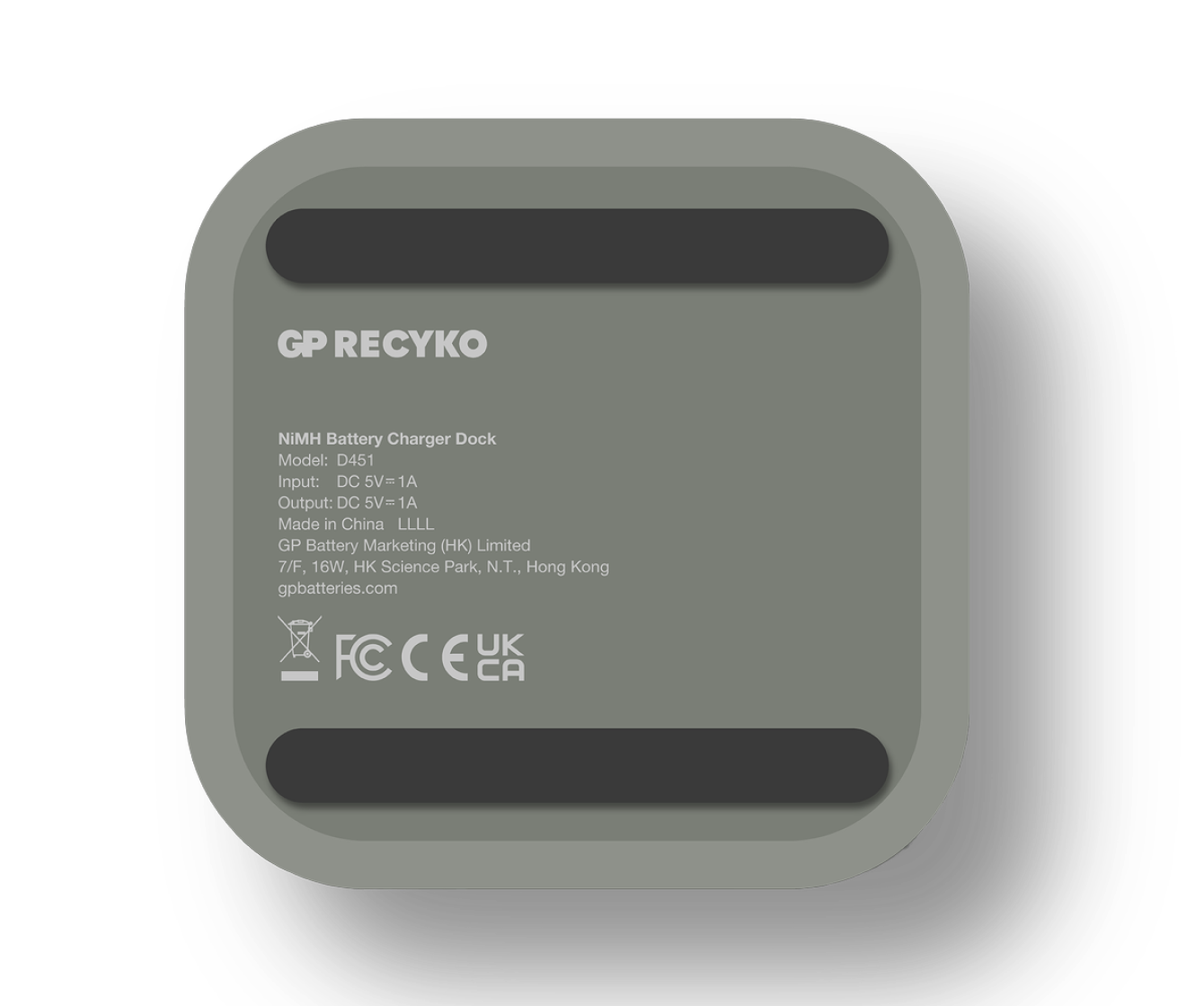 GP Recyko M452 USB Speed Battery Charger with 4 AA Rechargeable Batteries 2600 mAh & D451 Charger Dock