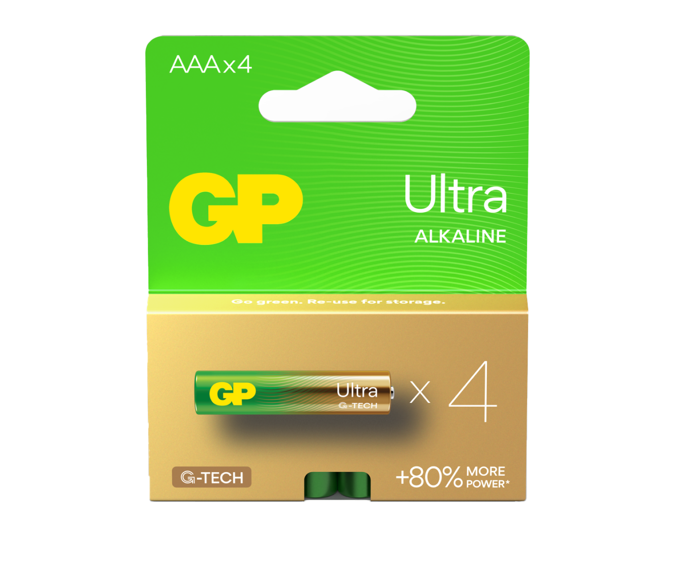 GP Ultra Alkaline AAA Batteries