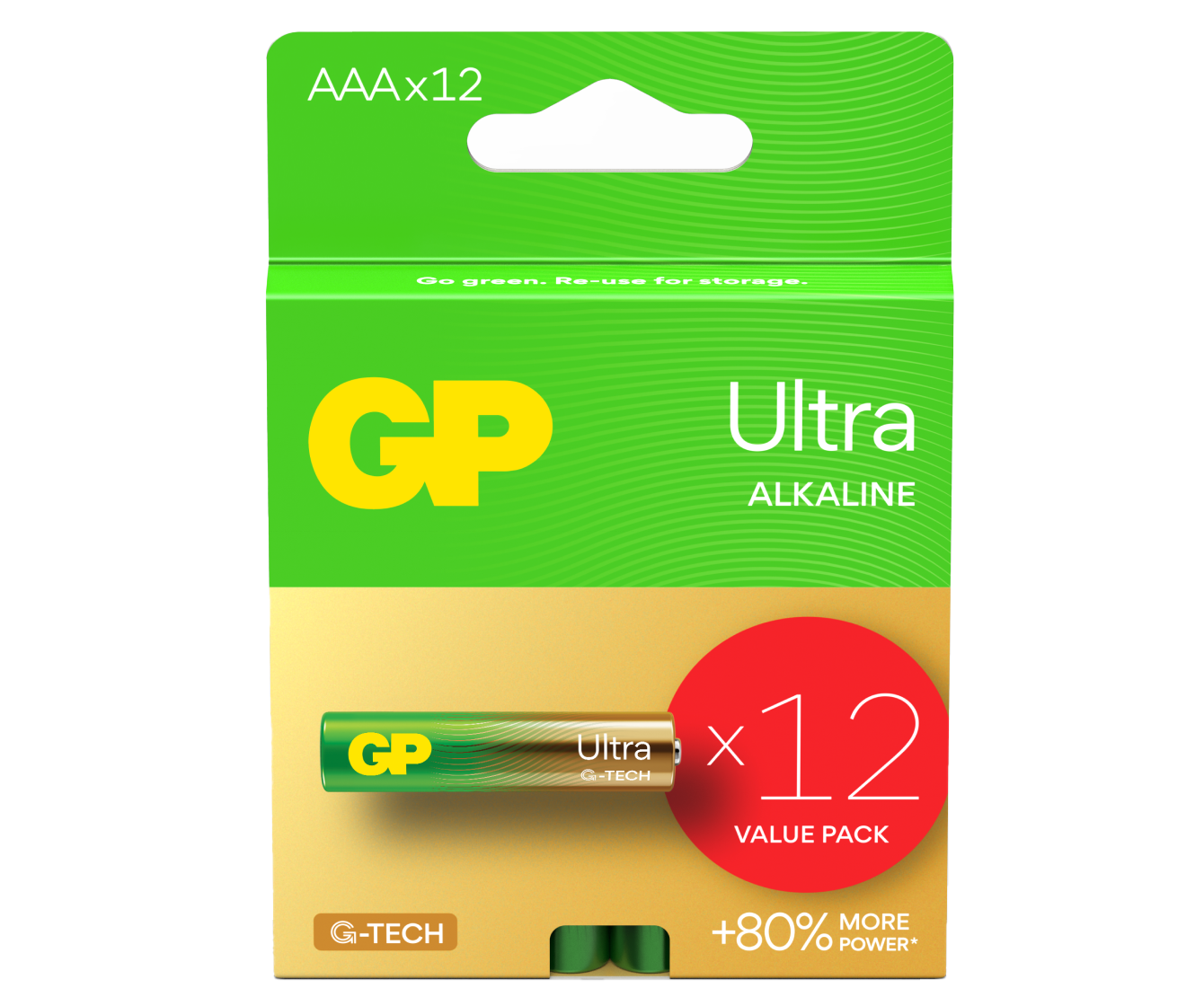 GP Ultra Alkaline AAA Batteries