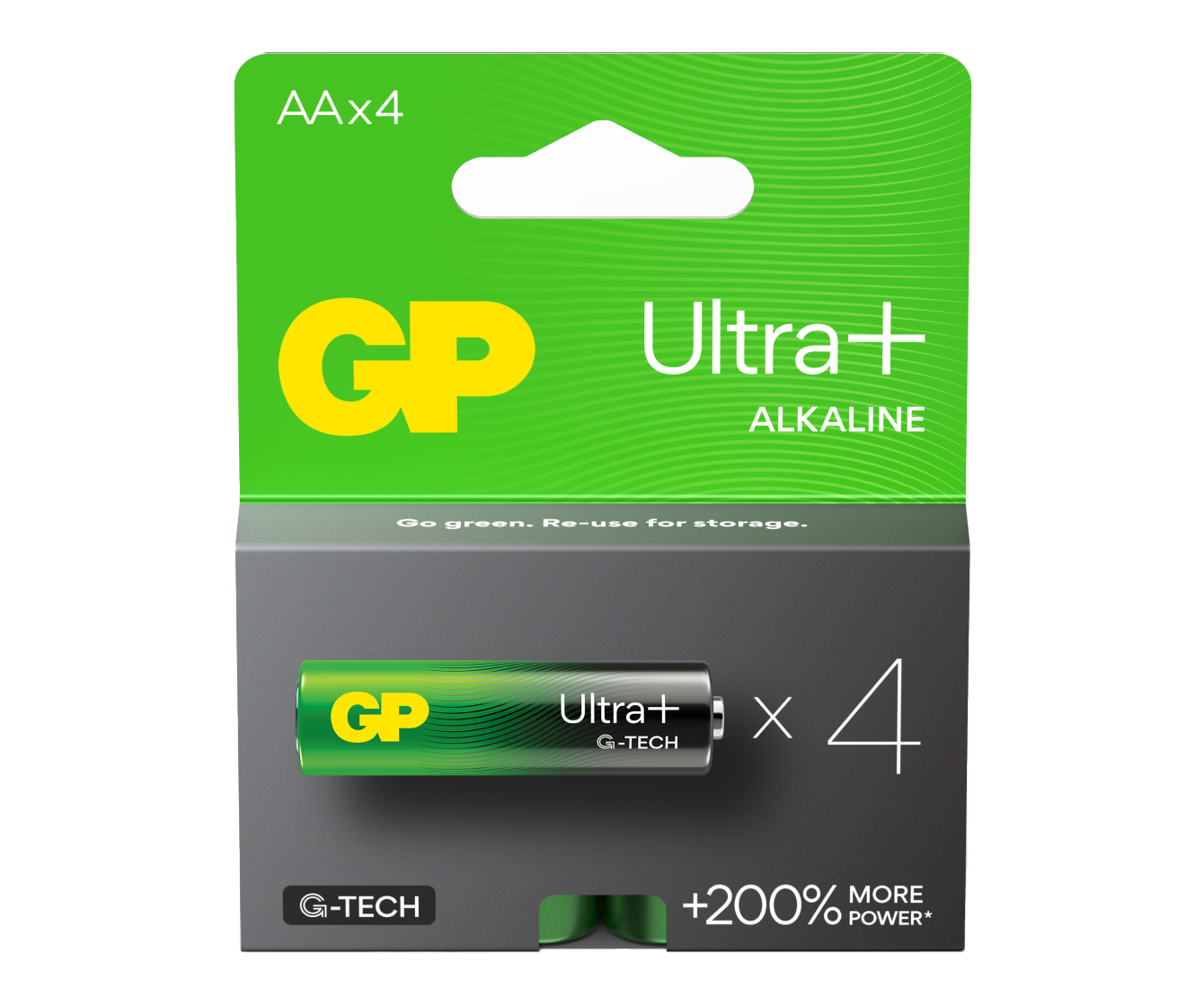 GP Ultra+ Alkaline AA Batteries