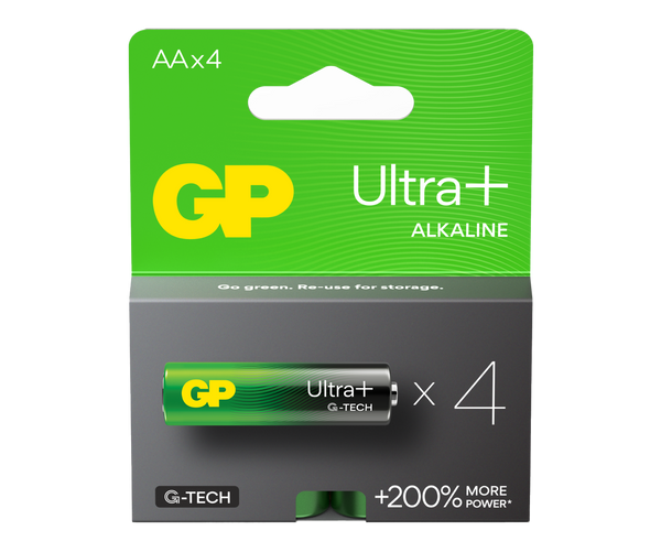 GP Ultra+ Alkaline AA Batteries